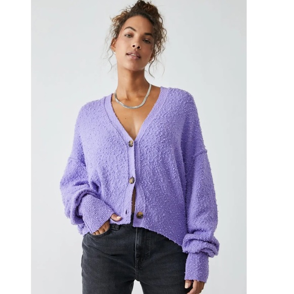 Free People Sweaters - NWT Free People Found My Friend Cardigan  In Color Moonberry